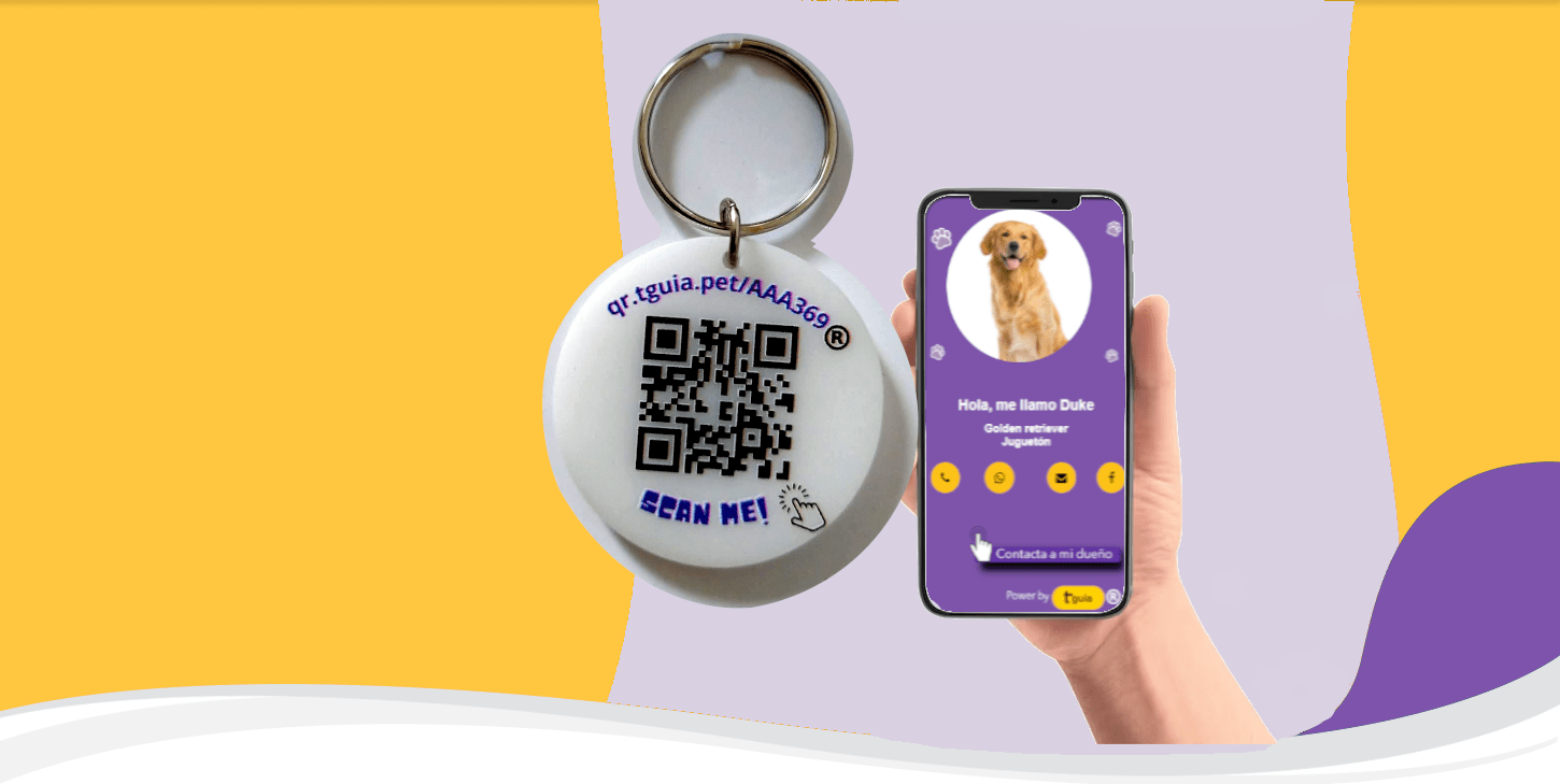 Placas de indentificación de mascota QrCode